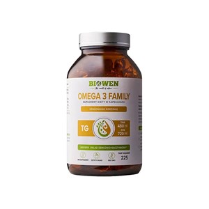 OMEGA-3 FAMILY 225 KAPSUŁEK - BIOWEN