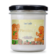ŚWIECA SOJOWA ZAPACHOWA W SZKLE PIERNICZKI 300 ml - YOUR CANDLE (PRODUKT SEZONOWY)