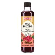 SYROP KORZENNY Z MALINAMI 250 ml - POLSKA RÓŻA