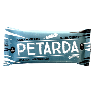 BATON BAKALIOWY Z MALINAMI I SPIRULINĄ PETARDA BEZGLUTENOWY 70 g - ZMIANY ZMIANY