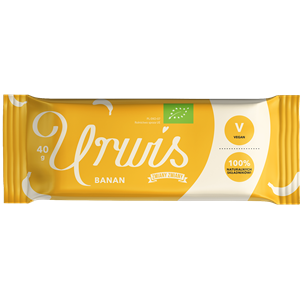 BATON BAKALIOWY Z BANANAMI  URWIS  BEZGLUTENOWY BIO 40 g - ZMIANY ZMIANY