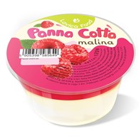 DESER PANNA COTTA Z MALINAMI 120 g - LAVICA FOOD (PRODUKT SEZONOWY)