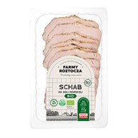 SCHAB NA SOLI MORSKIEJ PLASTRY BIO 100 g -  FARMY ROZTOCZA (NA ZAMÓWIENIE)