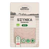 SZYNKA DROBIOWA PLASTRY BIO 100 g - FARMY  ROZTOCZA (NA ZAMÓWIENIE)