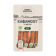 KABANOSY Z INDYKA BIO 150 g - FARMY  ROZTOCZA (NA ZAMÓWIENIE)