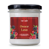 ŚWIECA SOJOWA ZAPACHOWA OWOCE LASU 300 ml - YOUR CANDLE