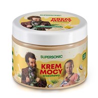 KREM ORZECHOWY O SMAKU BIAŁEJ CZEKOLADY Z OWOCAMI TROPIKALNYMI 250 g - SUPERSONIC (AKADEMIA PANA KLEKSA)