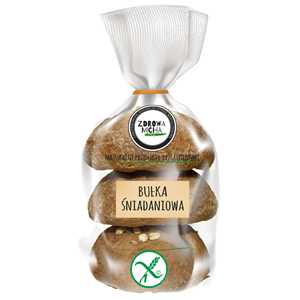 BUŁKA ŚNIADANIOWA BEZGLUTENOWA (3 szt.) 300 g - ZDROWA MICHA (NA ZAMÓWIENIE)