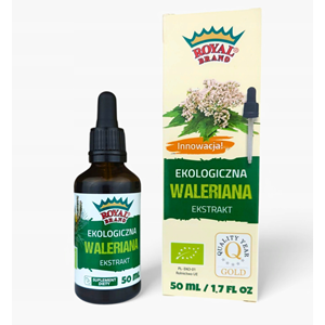 EKSTRAKT Z WALERIANY W KROPLACH BIO 50 ml - ROYAL BRAND