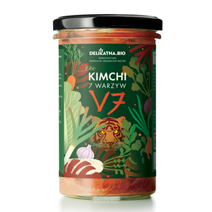 KIMCHI 7 WARZYW 540 g - DELIKATNA (ZAKWASOWNIA)