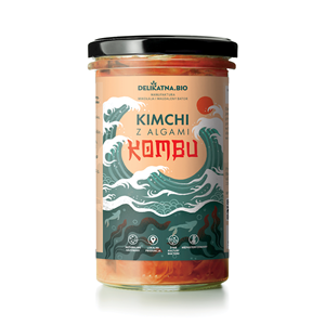 KIMCHI Z ALGAMI KOMBU 540 g - DELIKATNA