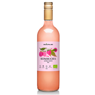 KOMBUCHA MALINOWA BIO 750 ml - DELIKATNA