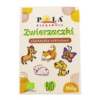 CIASTKA KRUCHE ORKISZOWE ZWIERZACZKI BIO 160 g - PIEKARNIA POLA (NA ZAMÓWIENIE)