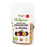 CIASTKA ORKISZOWE ZE ŚLIWKĄ BEZ DODATKU CUKRU BIO 170 g - PIEKARNIA POLA