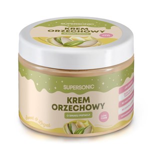 KREM ORZECHOWY Z PISTACJAMI BEZ DODATKU CUKRU 250 g - SUPERSONIC