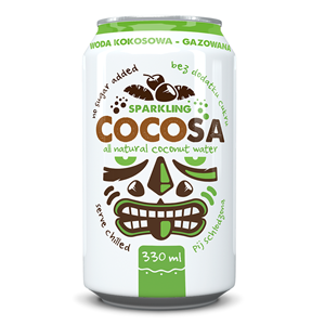 WODA KOKOSOWA GAZOWANA 330 ml (COCOSA) - DIET-FOOD