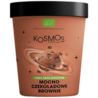 LODY RZEMIEŚLNICZE MOCNO CZEKOLADOWE BROWNIE Z CIASTECZKAMI BIO 475 ml - KOSMOS