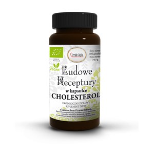 KAPSUŁKI NA PRAWIDŁOWY POZIOM CHOLESTEROLU BIO 60 szt. (28,8 g) - MIR-LEK (LUDOWE RECEPTURY)