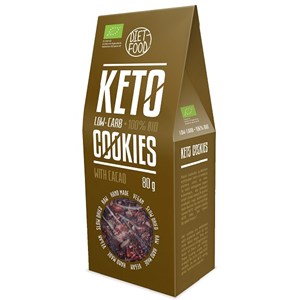 CIASTKA KAKAOWE KETO BIO 80 g - DIET-FOOD