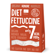 MAKARON (KONJAC) FETTUCCINE BEZGLUTENOWY BIO 385 g (300 g) - DIET-FOOD