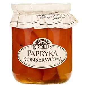 PAPRYKA KONSERWOWA BEZGLUTENOWA 480 g (230 g) - KROKUS