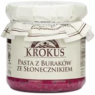 PASTA Z BURAKÓW ZE SŁONECZNIKIEM BEZGLUTENOWA 180 g - KROKUS