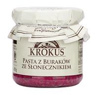 PASTA Z BURAKÓW ZE SŁONECZNIKIEM BEZGLUTENOWA 180 g - KROKUS