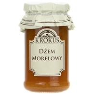 DŻEM MORELOWY O OBNIŻONEJ ZAWARTOŚCI CUKRU BEZGLUTENOWY 235 g - KROKUS