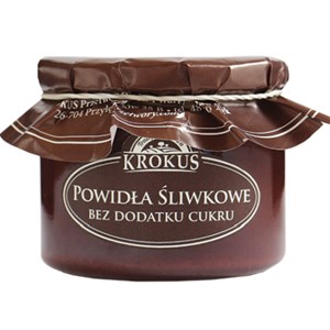 POWIDŁA ŚLIWKOWE BEZ DODATKU CUKRÓW 310 g - KROKUS