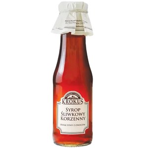 SYROP ŚLIWKOWY KORZENNY 355 g (280 ml) - KROKUS