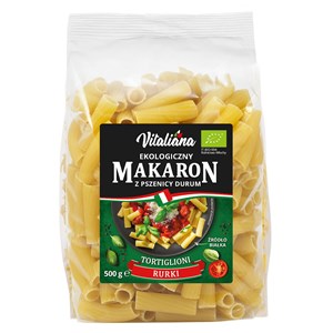 MAKARON (SEMOLINOWY) TORTIGLIONI BIO 500 g- VITALIANA