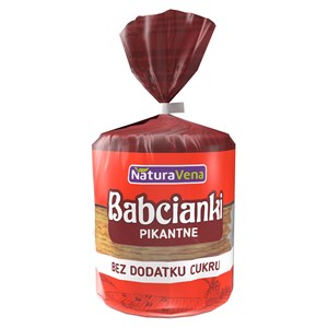 BABCIANKI PIKANTNE BEZ DODATKU CUKRÓW 110 g - NATURAVENA