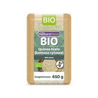 QUINOA BIAŁA (KOMOSA RYŻOWA) BEZGLUTENOWA BIO 450 g - NATURAVENA