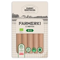 PARÓWKI FARMERKI Z INDYKA BIO 250 g - FARMY ROZTOCZA (Z PÓŁKI)