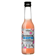 KOMBUCHA O SMAKU MALINY I LICZI ZERO % CUKRU 270 ml - DELIKATNA