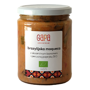 GULASZ Z PIECZONĄ PAPRYKĄ I BANANEM BRAZYLIJSKI BIO 450 g - GAPA