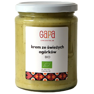 KREM ZE ŚWIEŻYCH OGÓRKÓW BIO 450 g - GAPA (PRODUKT SEZONOWY)