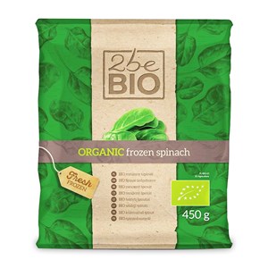 SZPINAK LIŚCIE MROŻONY BIO 450 g - 2beBIO