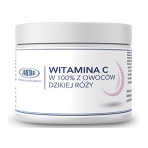 WITAMINA C Z DZIKIEJ RÓŻY W PROSZKU (1000 mg) 300 g - JANTAR