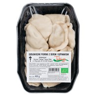 PIEROGI Z SEREM I SZPINAKIEM BIO 400 g - KARCZMA TABIAGO (NA ZAMÓWIENIE)