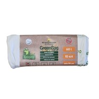WORKI NA ODPADY BIO I ZMIESZANE (KOMPOSTOWALNE I BIODEGRADOWALNE) 60 L 10 szt - FROGGY (GREENBAG)