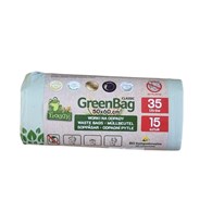WORKI NA ODPADY BIO I ZMIESZANE (KOMPOSTOWALNE I BIODEGRADOWALNE) 35 L 15 szt - FROGGY (GREENBAG)
