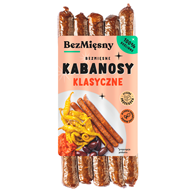 KABANOSY KLASYCZNE ROŚLINNE 160 g - BEZMIĘSNY