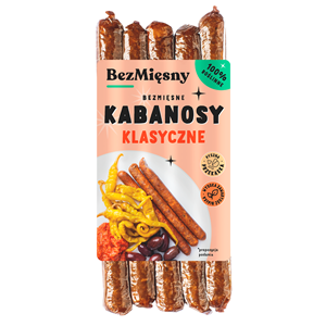 KABANOSY KLASYCZNE ROŚLINNE 160 g - BEZMIĘSNY