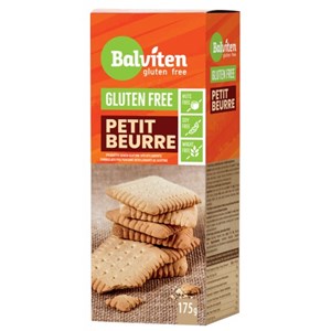 HERBATNIKI PETIT BEURRE BEZ DODATKU CUKRU BEZGLUTENOWE 175 g - BALVITEN