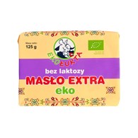 MASŁO EKSTRA KOSTKA BEZ LAKTOZY (82 % TŁUSZCZU)  BIO 125 g - EKO ŁUKTA