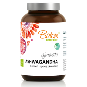 ASHWAGANDHA BIO (495 mg) 250 TABLETEK - BATOM (AJURWEDA)
