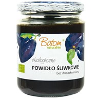 POWIDŁA ZE ŚLIWKI WĘGIERKI BEZ DODATKU CUKRU BIO 270 g - BATOM