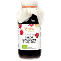 SYROP MALINOWY Z IMBIREM BIO 330 ml - BATOM