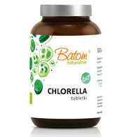 CHLORELLA BIO (400 mg) 300 TABLETEK - BATOM